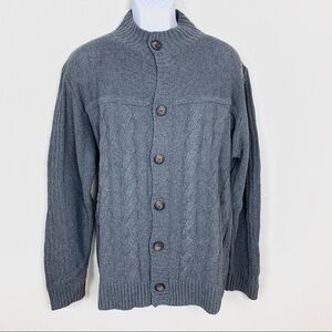 Coofandy Men’s sweater Gray Pullover size XL